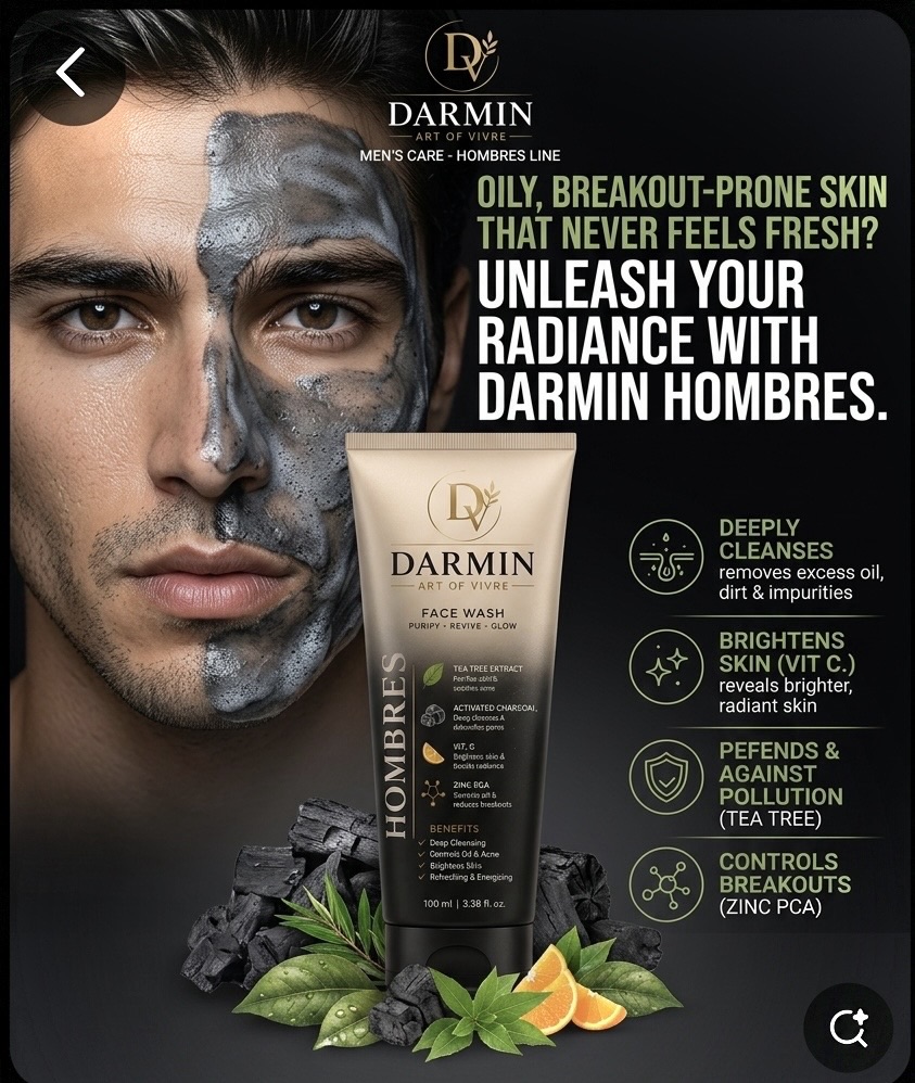 Darmin Hombre Face Wash